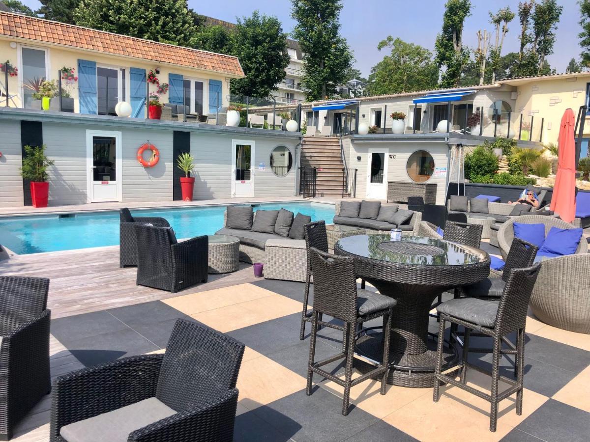 Hotel La Piscine Villers-sur-Mer Buitenkant foto