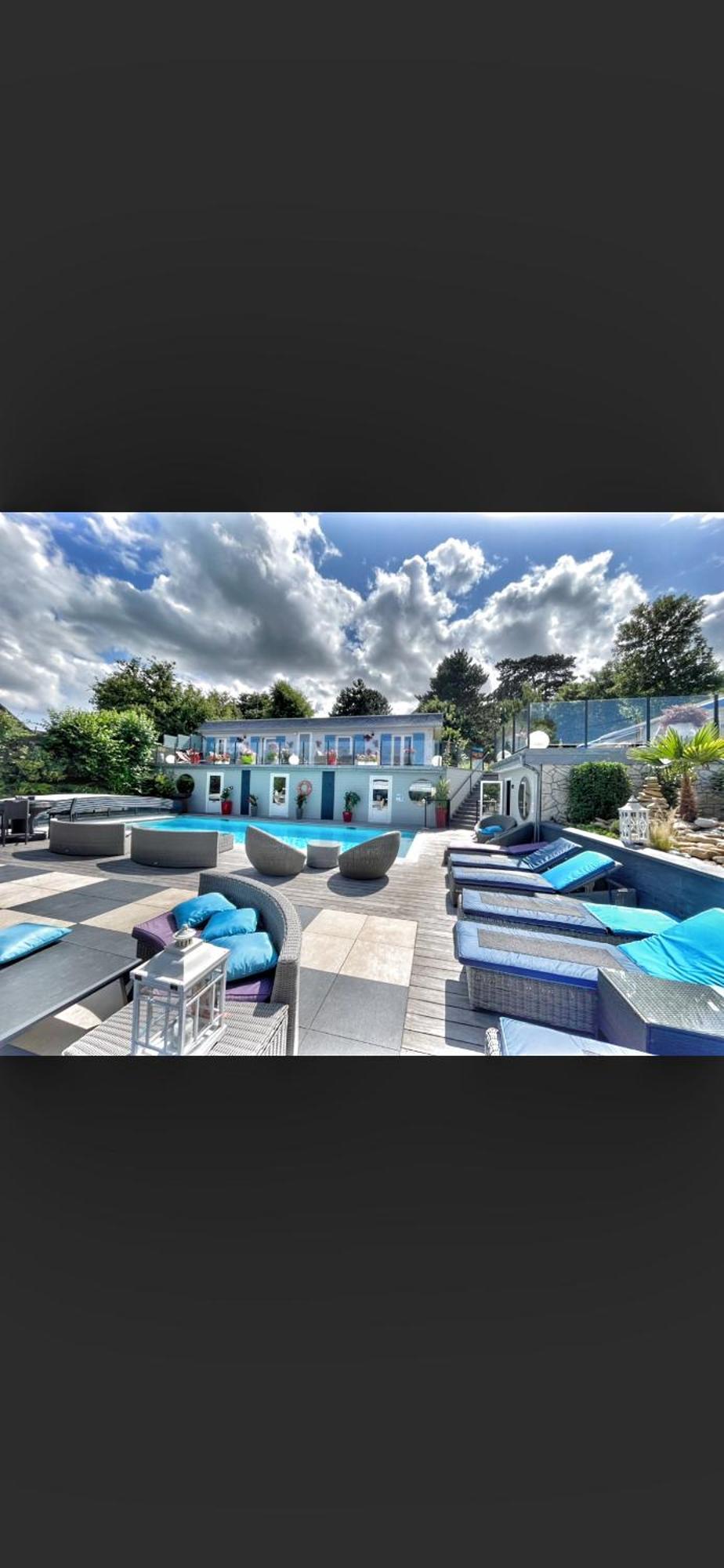 Hotel La Piscine Villers-sur-Mer Buitenkant foto