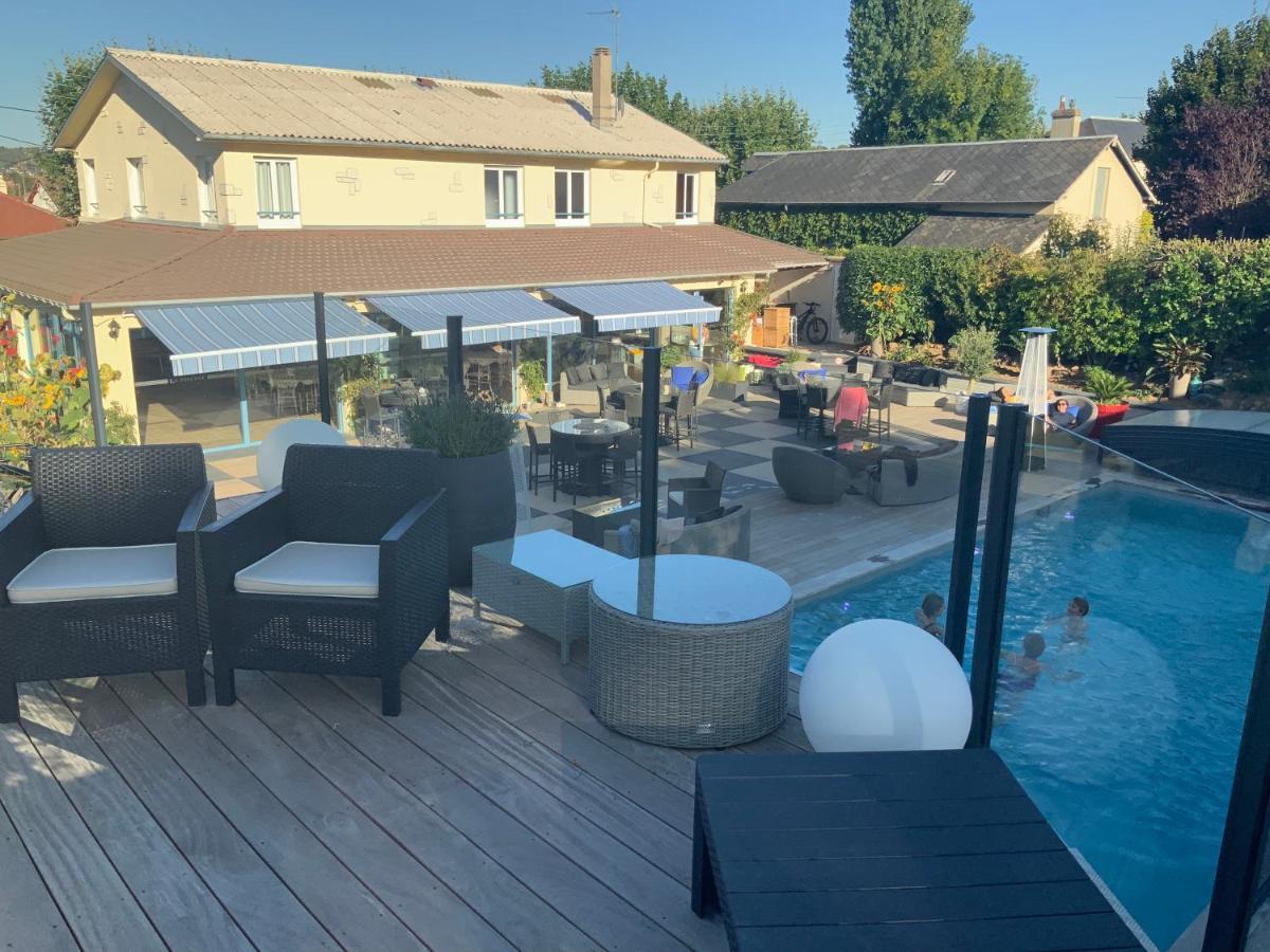 Hotel La Piscine Villers-sur-Mer Buitenkant foto